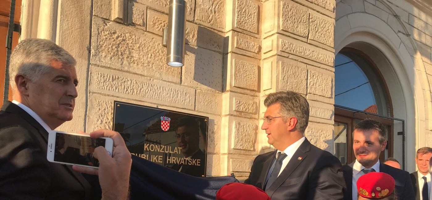 Plenković na otvaranju konzulata RH u Livnu: Odnosi s Bosnom i Hercegovinom su najvažniji strateški interes Hrvatske